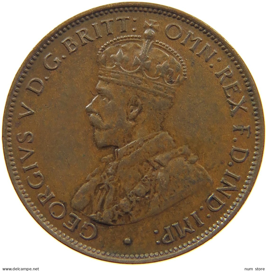 AUSTRALIA HALFPENNY 1933 George V. (1910-1936) #c052 0551 - ½ Penny