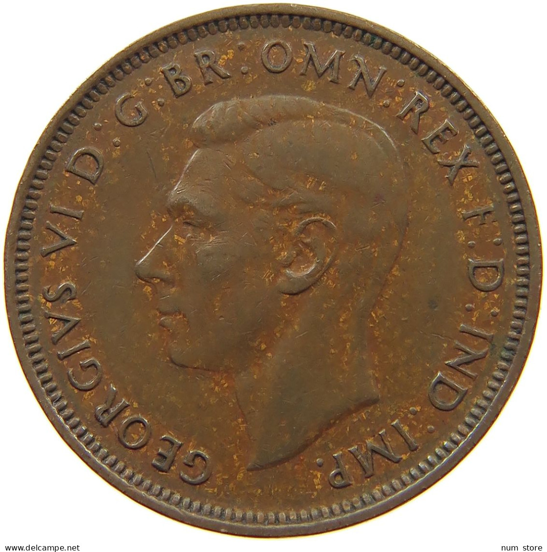 AUSTRALIA HALFPENNY 1938 George VI. (1936-1952) #a084 0433 - ½ Penny