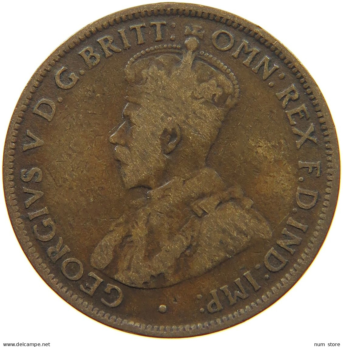 AUSTRALIA HALFPENNY 1911 George V. (1910-1936) #c028 0291 - ½ Penny