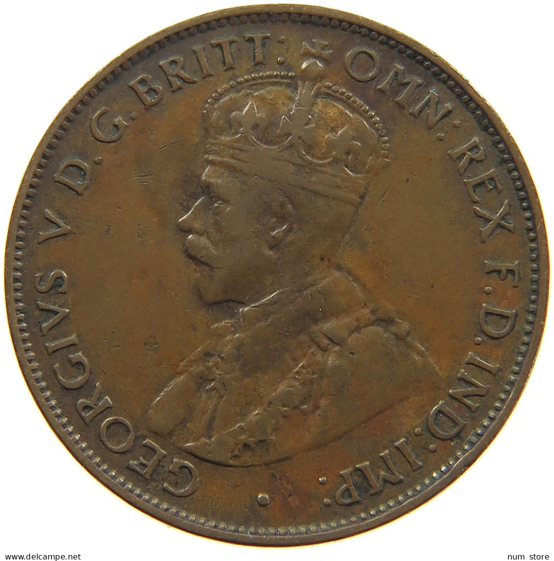 AUSTRALIA HALFPENNY 1933 George V. (1910-1936) #c022 0023 - ½ Penny