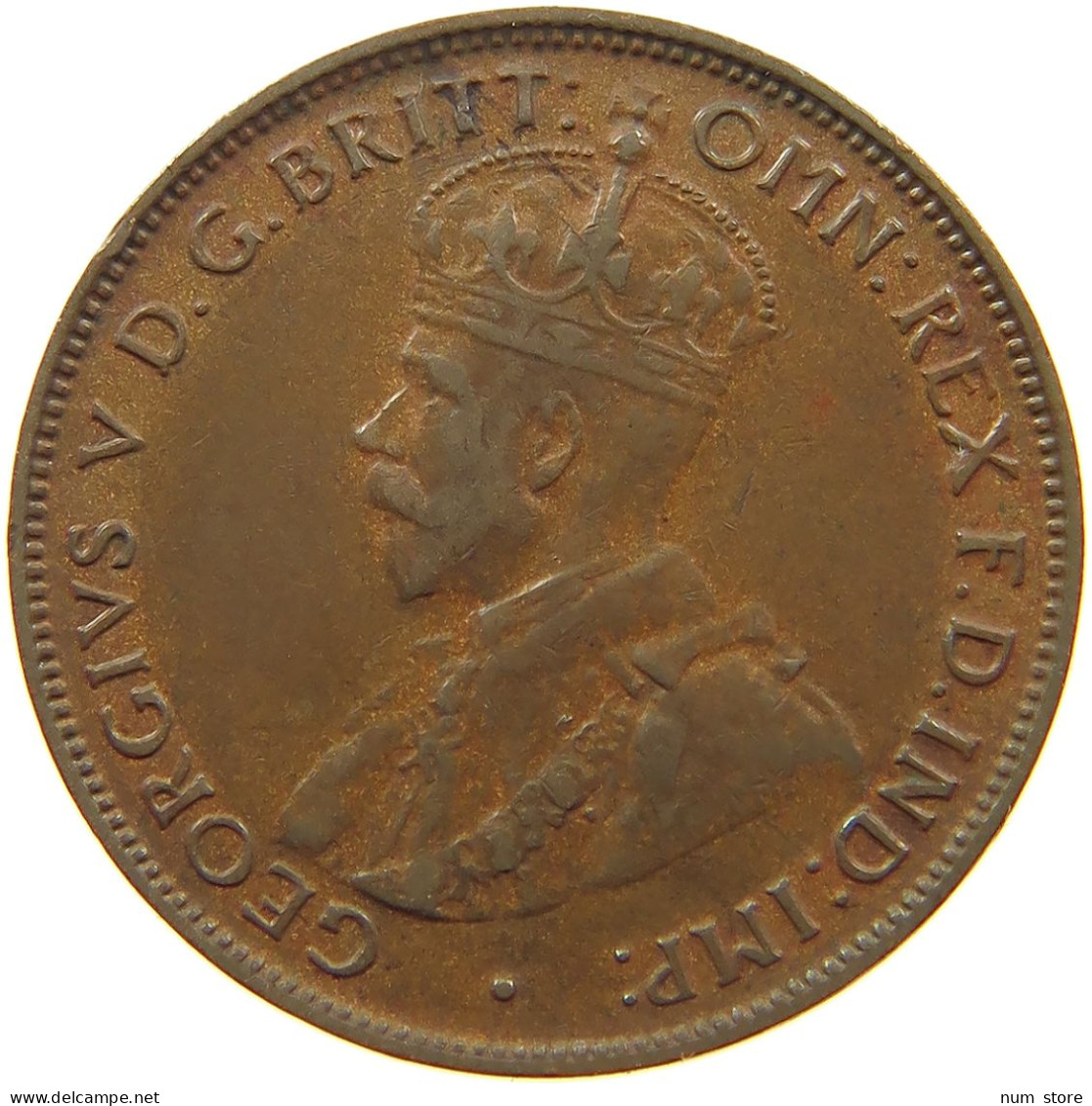 AUSTRALIA HALFPENNY 1933 George V. (1910-1936) #a066 0225 - ½ Penny