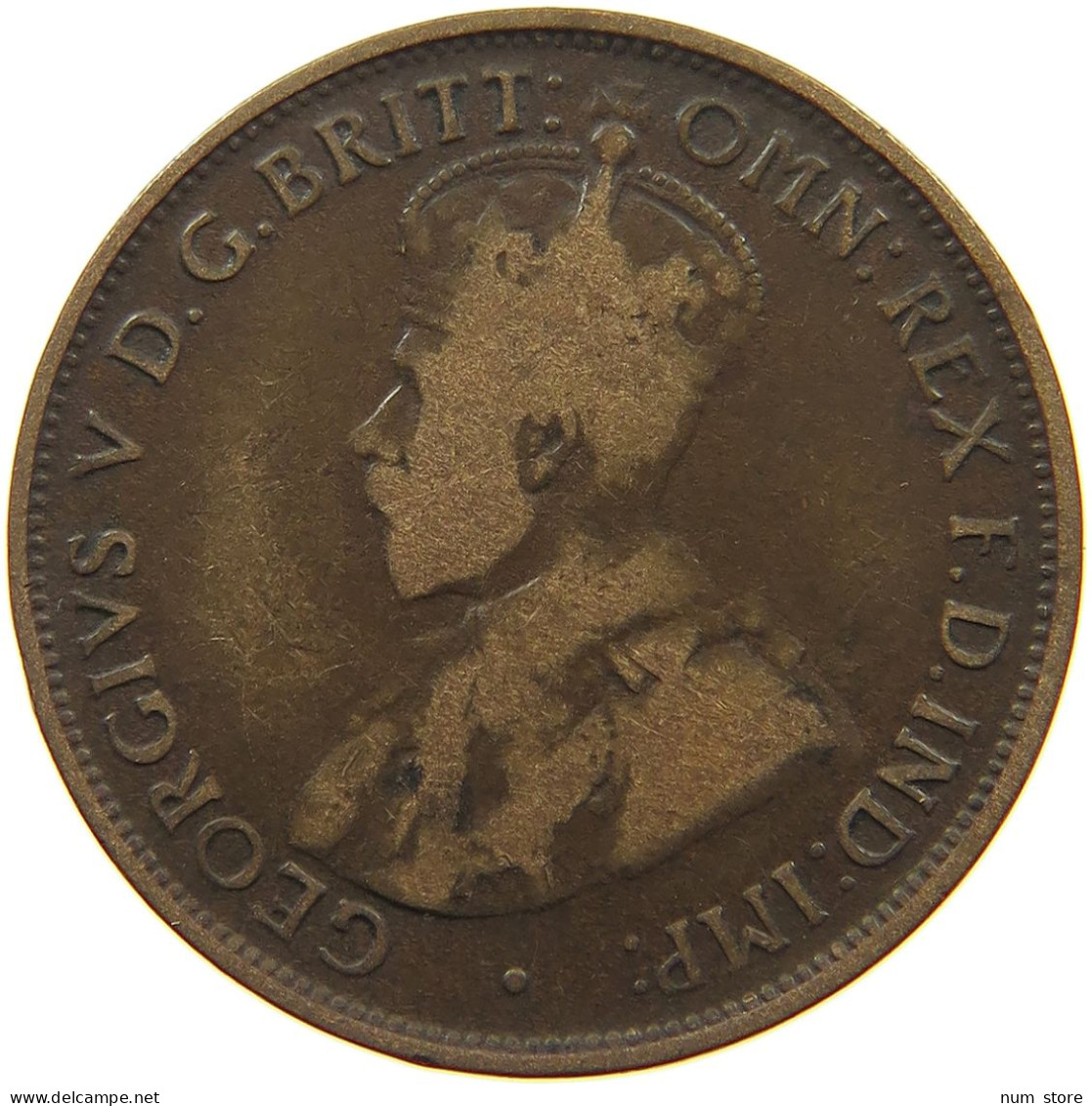 AUSTRALIA HALFPENNY 1911 George V. (1910-1936) #a066 0213 - ½ Penny