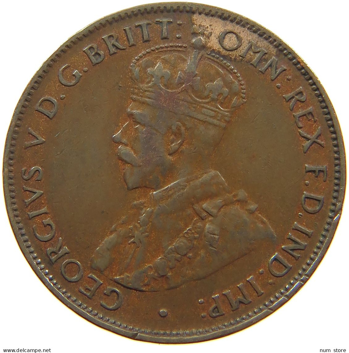 AUSTRALIA HALFPENNY 1935 George V. (1910-1936) #a066 0207 - ½ Penny