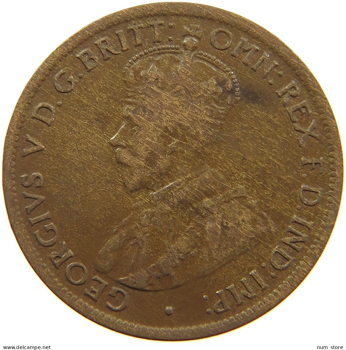 AUSTRALIA HALFPENNY 1919 George V. (1910-1936) #a062 0409 - ½ Penny