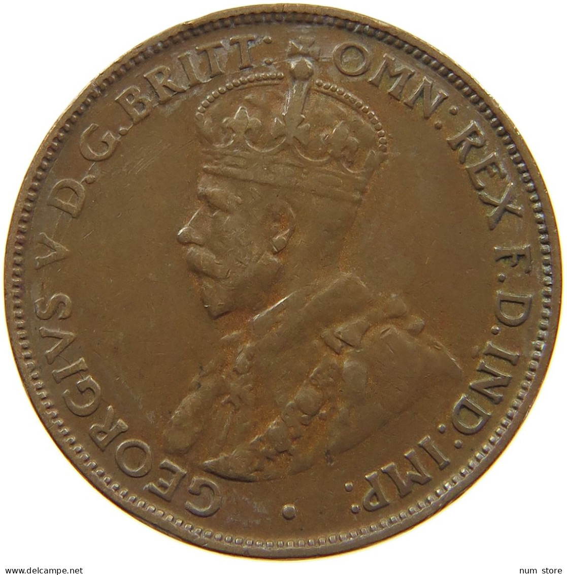 AUSTRALIA HALFPENNY 1926 George V. (1910-1936) #a057 0755 - ½ Penny