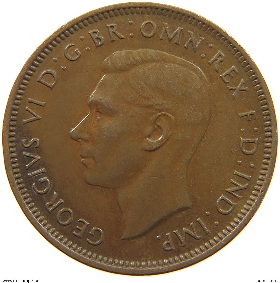 AUSTRALIA HALFPENNY 1939 George VI. (1936-1952) #a057 0775 - ½ Penny