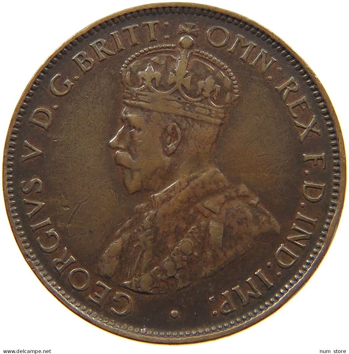 AUSTRALIA HALFPENNY 1936 George V. (1910-1936) #a057 0753 - ½ Penny