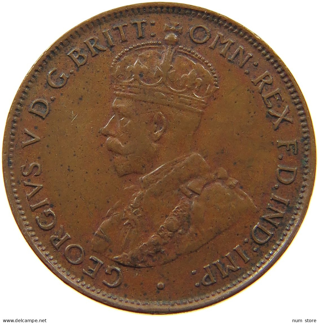 AUSTRALIA HALFPENNY 1935 George V. (1910-1936) #a032 0033 - ½ Penny