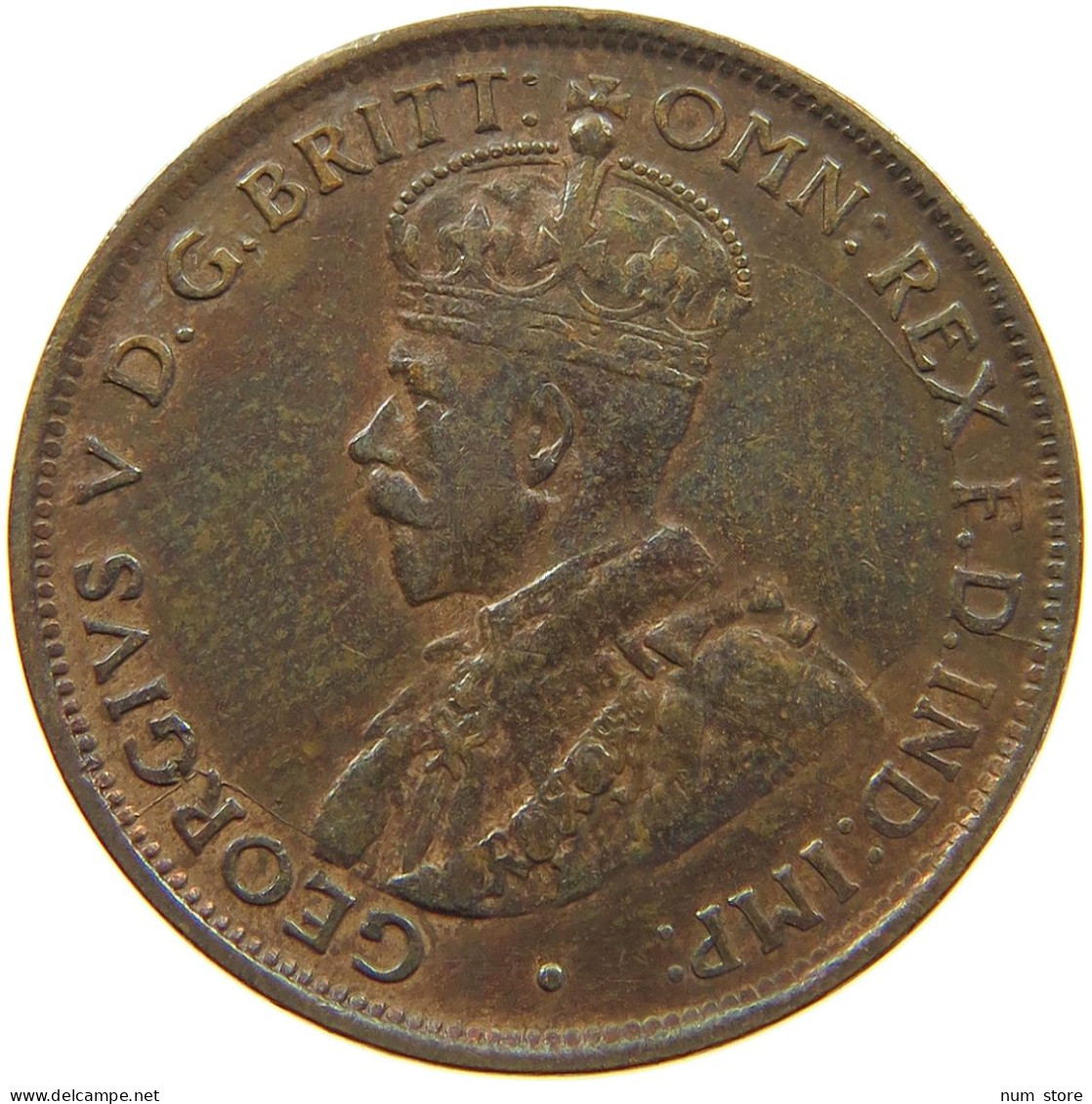 AUSTRALIA HALFPENNY 1927 George V. (1910-1936) #a057 0749 - ½ Penny