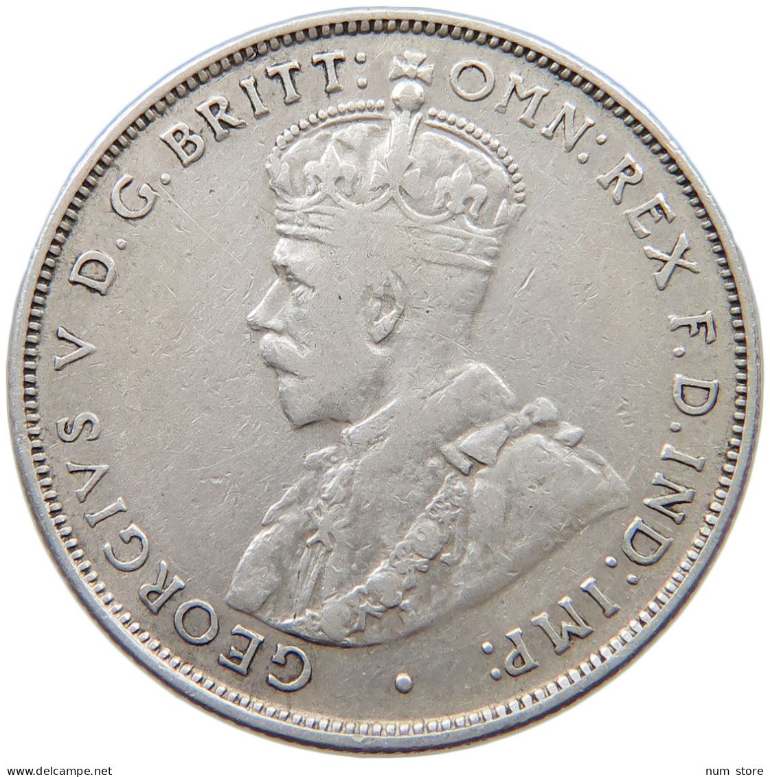 AUSTRALIA FLORIN 1936 George V. (1910-1936) #t122 0091 - Florin