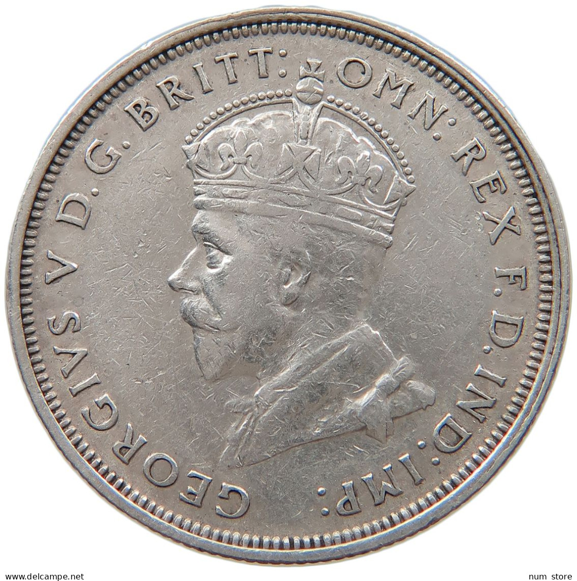 AUSTRALIA FLORIN 1927 George V. (1910-1936) #t162 0109 - Florin