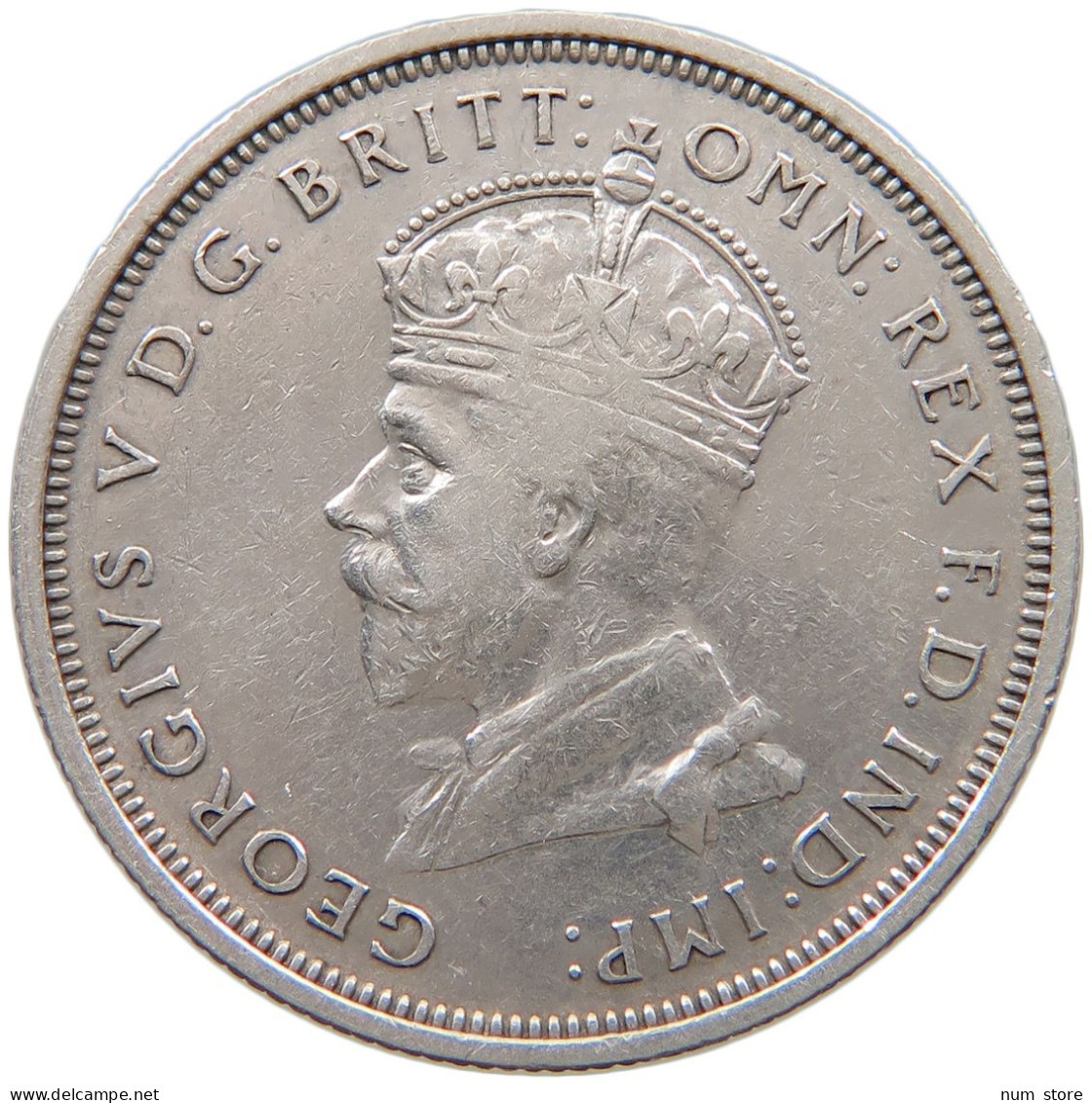 AUSTRALIA FLORIN 1927 George V. (1910-1936) #t161 0031 - Florin