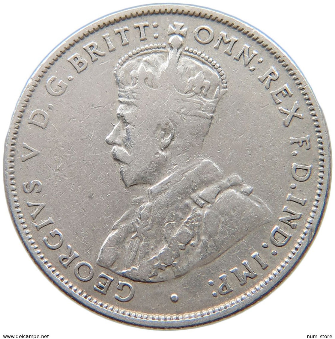 AUSTRALIA FLORIN 1932 George V. (1910-1936) RARE #t090 0353 - Florin