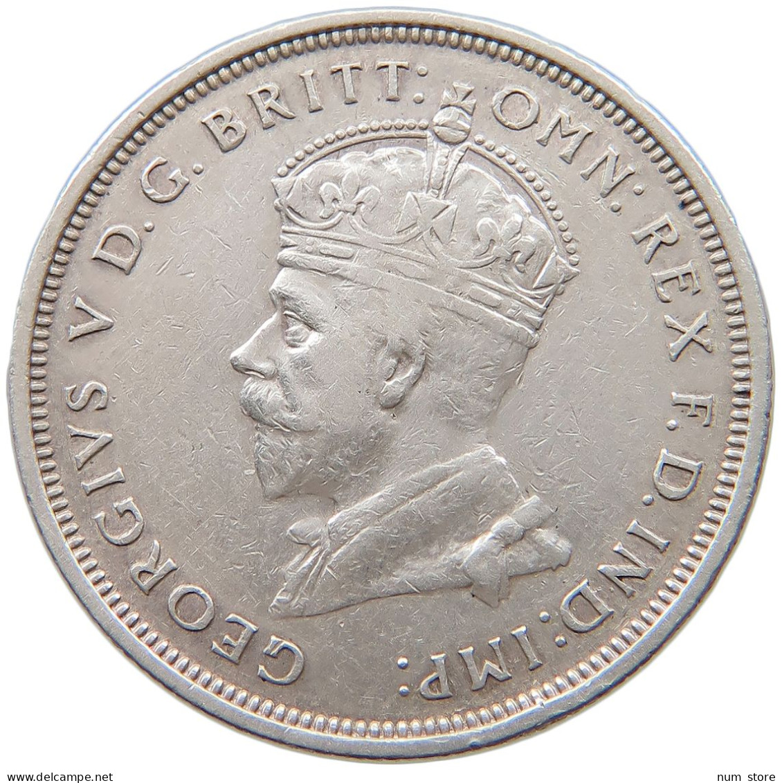 AUSTRALIA FLORIN 1927 George V. (1910-1936) #t095 0013 - Florin