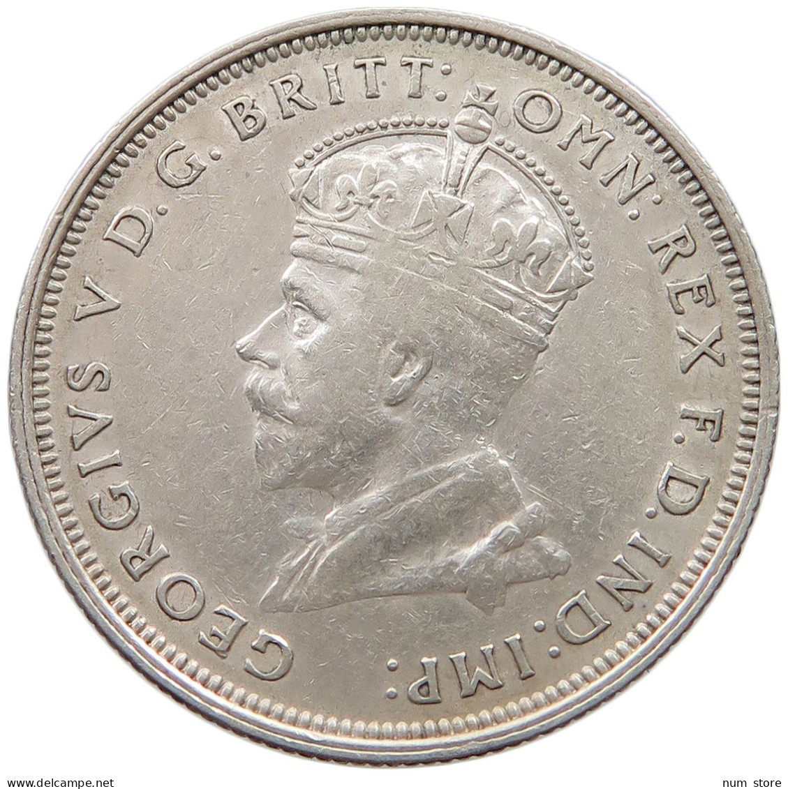 AUSTRALIA FLORIN 1927 George V. (1910-1936) #t072 0459 - Florin