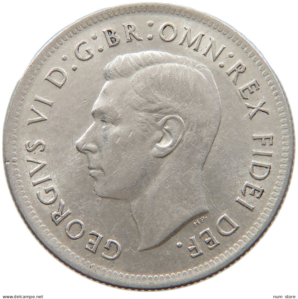 AUSTRALIA FLORIN 1951 George VI. (1936-1952) #t011 0079 - Florin