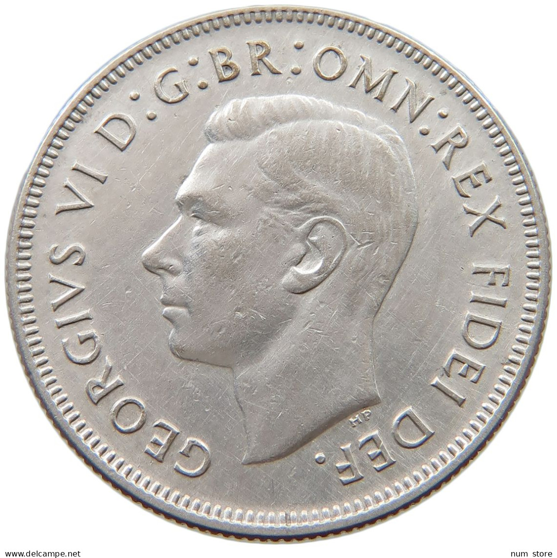 AUSTRALIA FLORIN 1951 George VI. (1936-1952) #s049 0043 - Florin