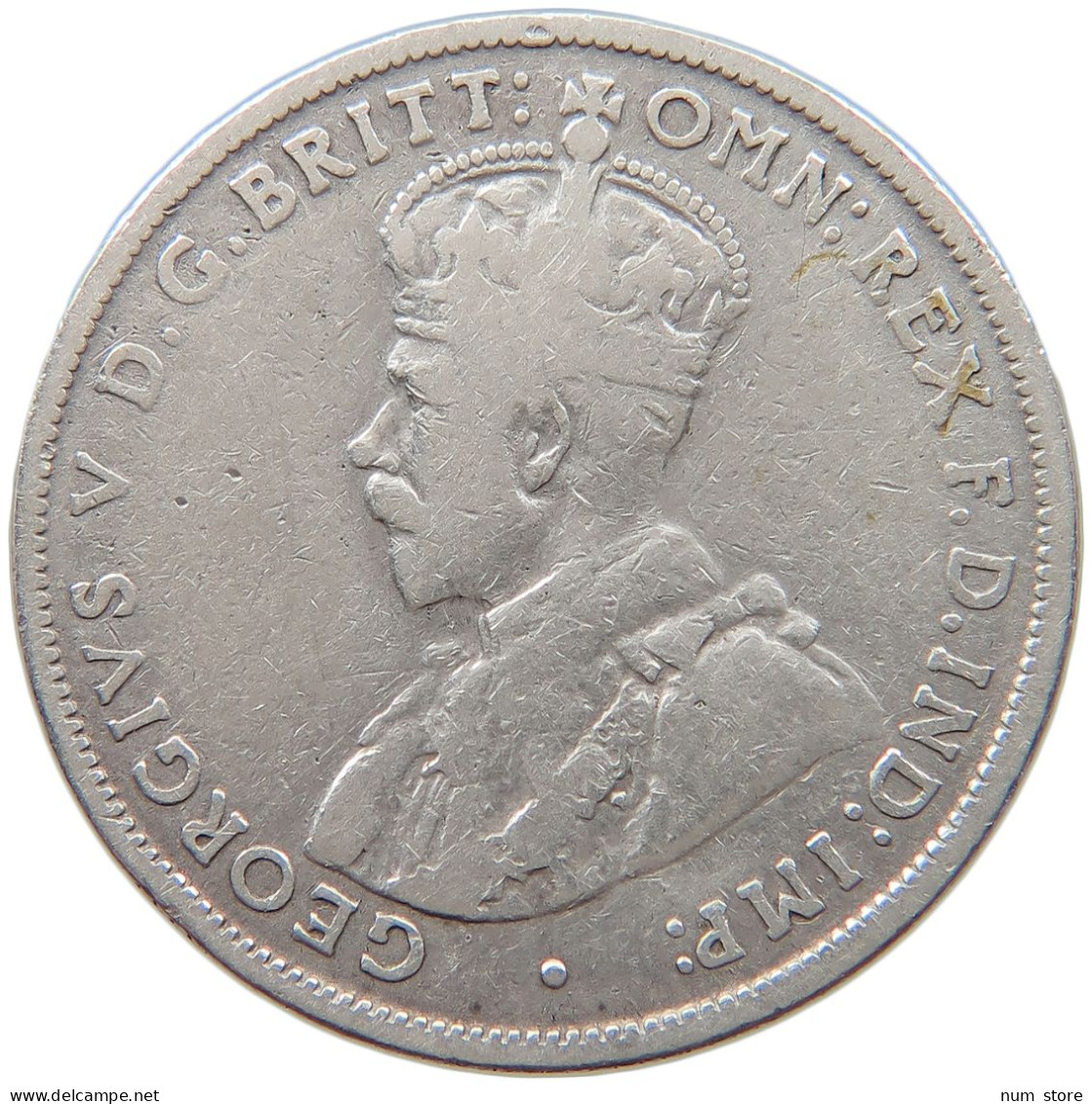 AUSTRALIA FLORIN 1928 George V. (1910-1936) #s031 0051 - Florin