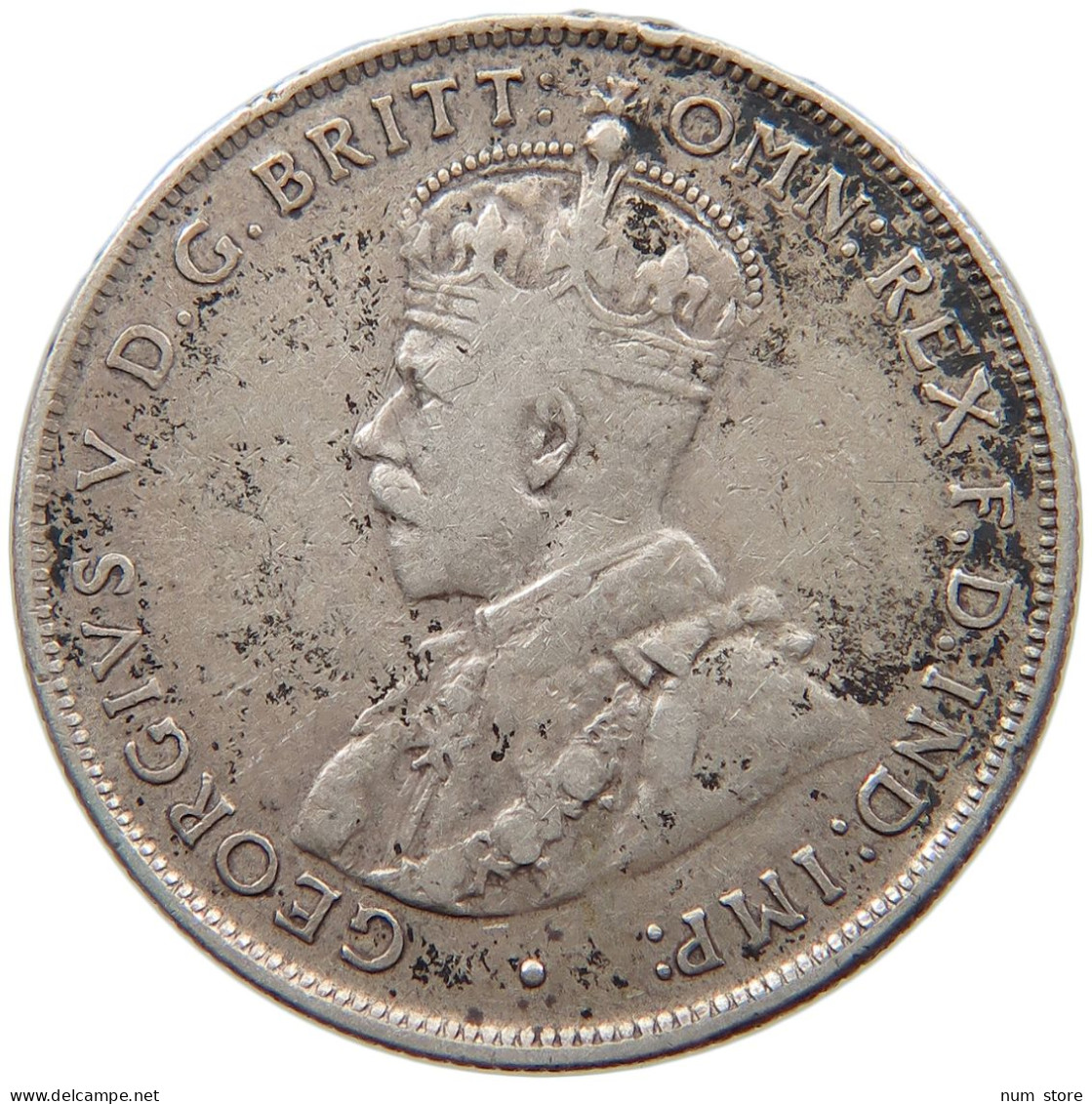 AUSTRALIA FLORIN 1936 George V. (1910-1936) #s016 0215 - Florin