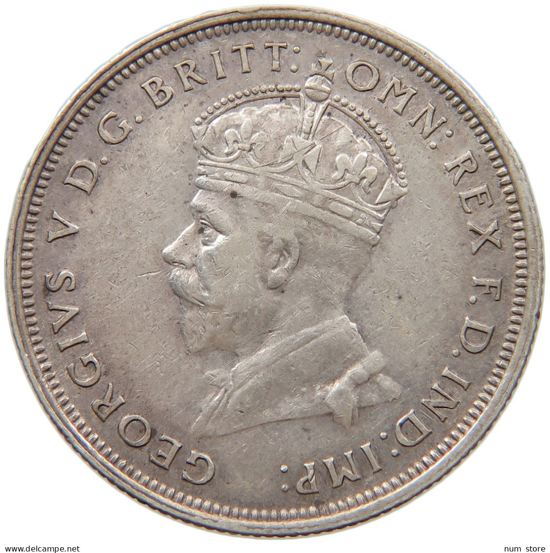 AUSTRALIA FLORIN 1927 George V. (1910-1936) #c057 0285 - Florin