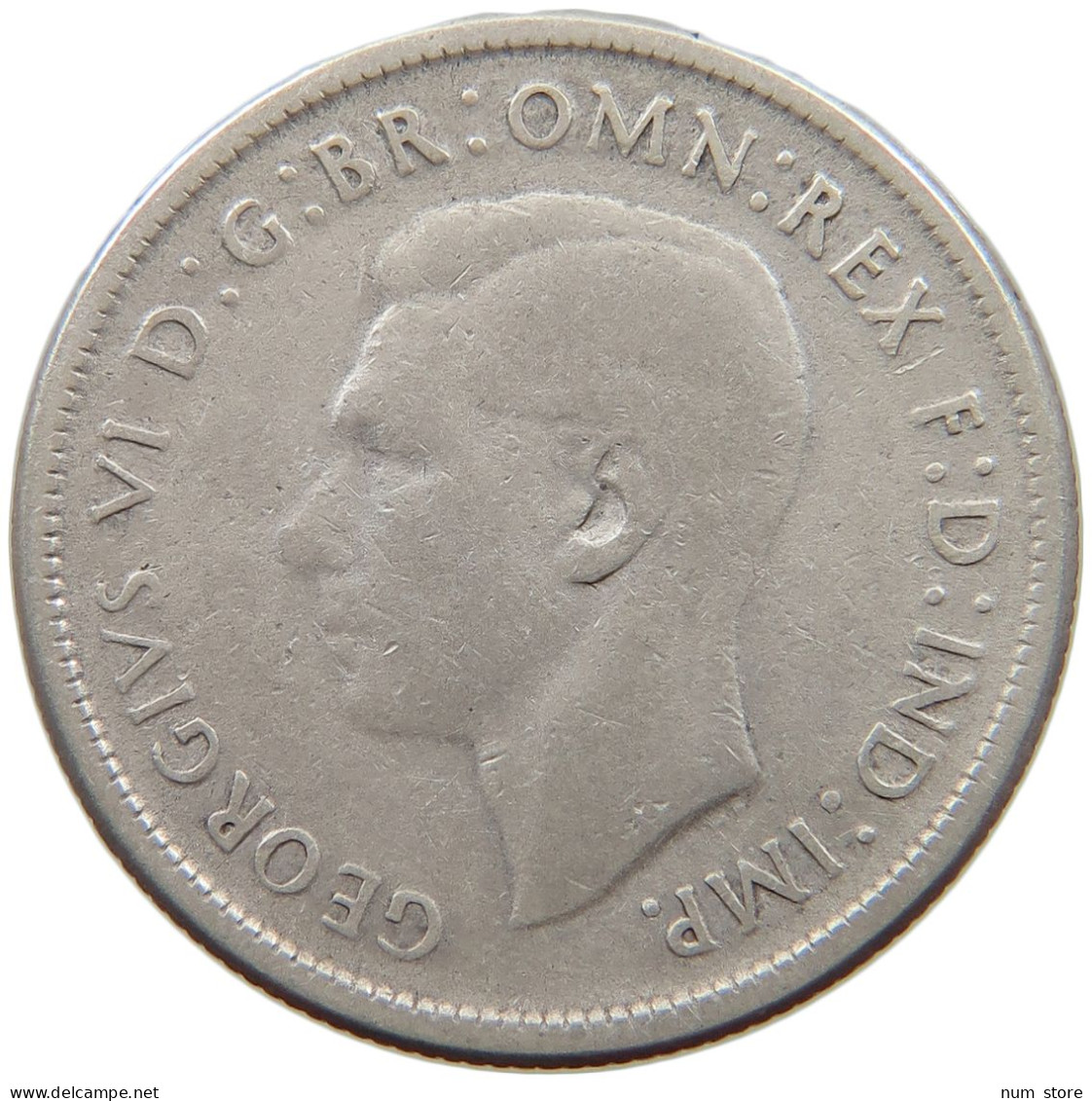 AUSTRALIA FLORIN 1946 George VI. (1936-1952) #a082 0213 - Florin