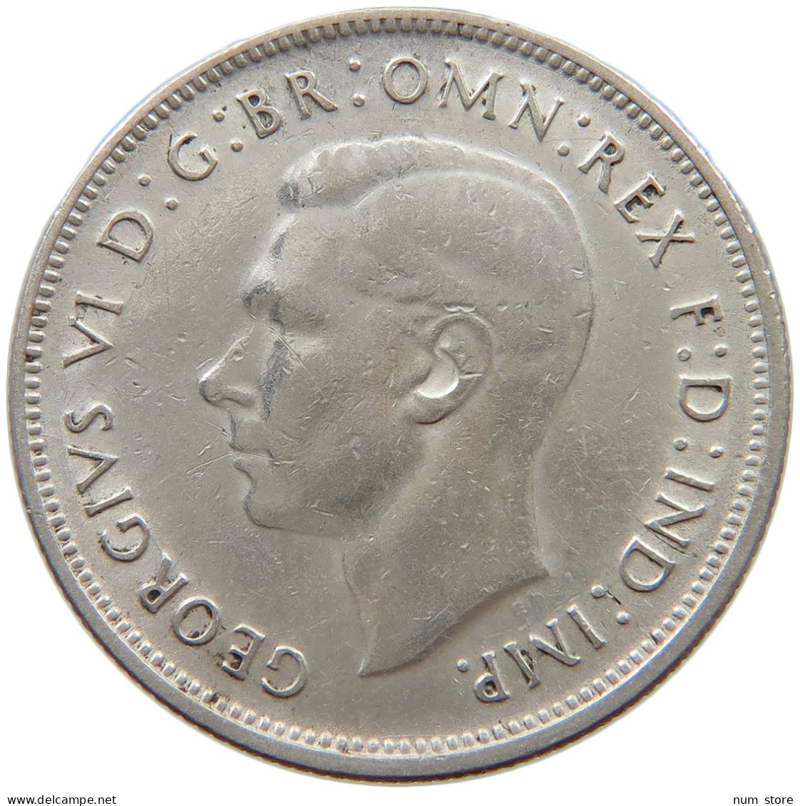 AUSTRALIA FLORIN 1947 George VI. (1936-1952) #a082 0209 - Florin