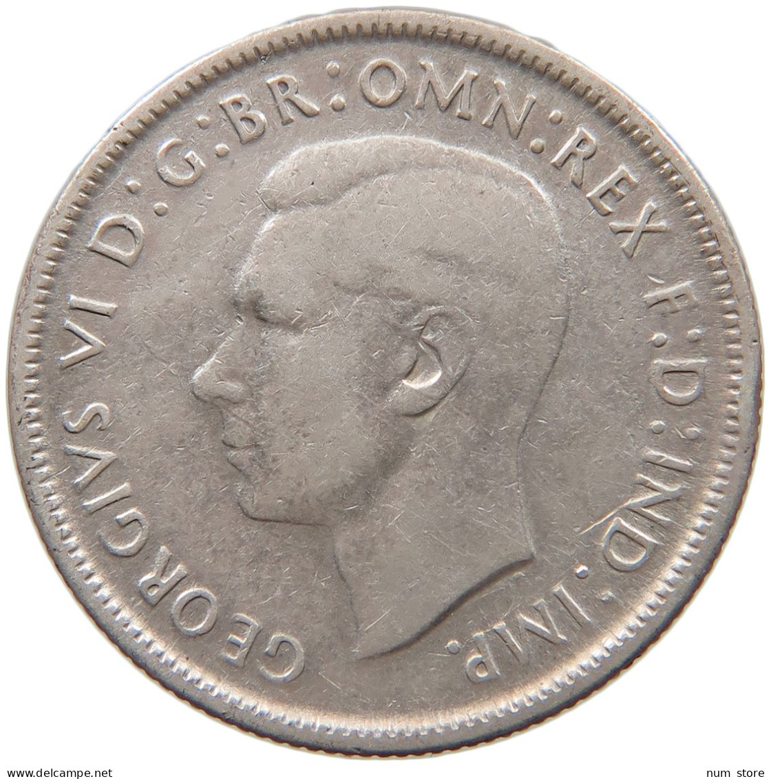 AUSTRALIA FLORIN 1944 George VI. (1936-1952) #c016 0245 - Florin