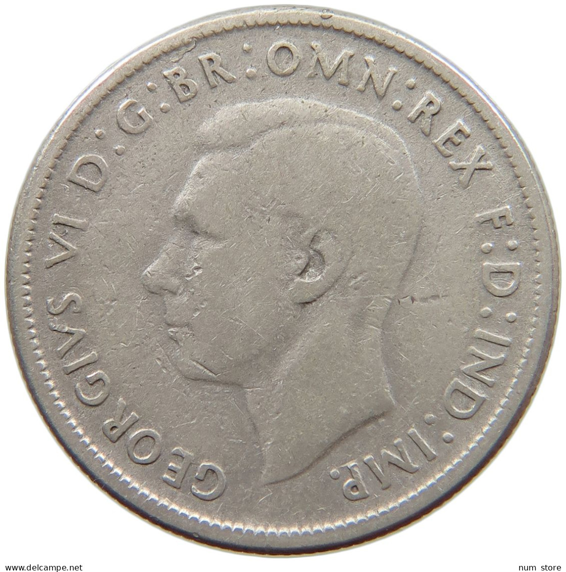 AUSTRALIA FLORIN 1946 George VI. (1936-1952) #a082 0207 - Florin