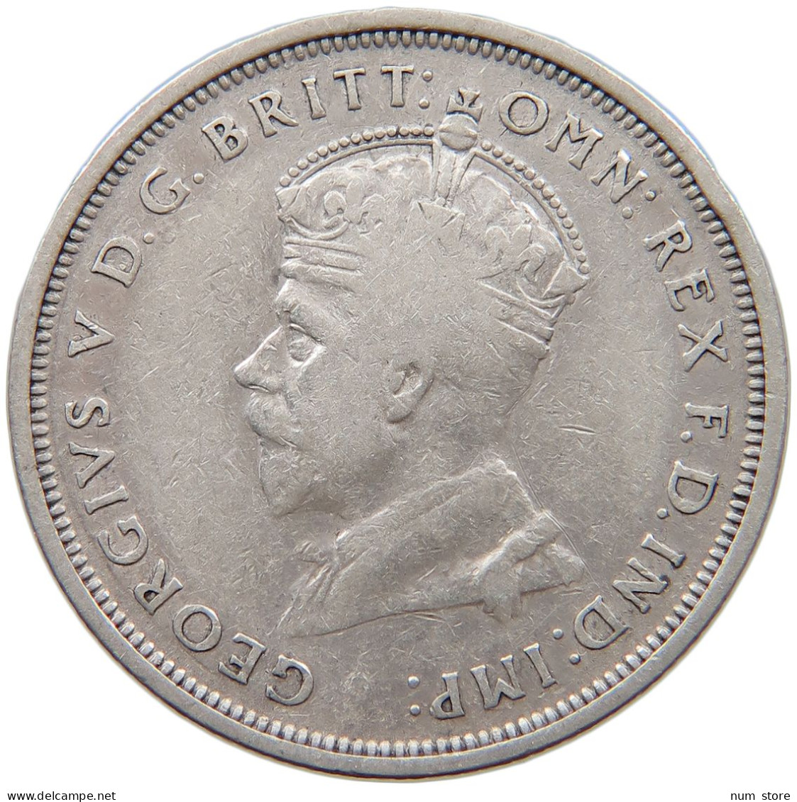 AUSTRALIA FLORIN 1927 George V. (1910-1936) #a082 0191 - Florin