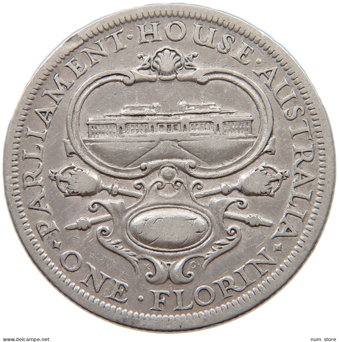 AUSTRALIA FLORIN 1927 George V. (1910-1936) #a082 0191 - Florin