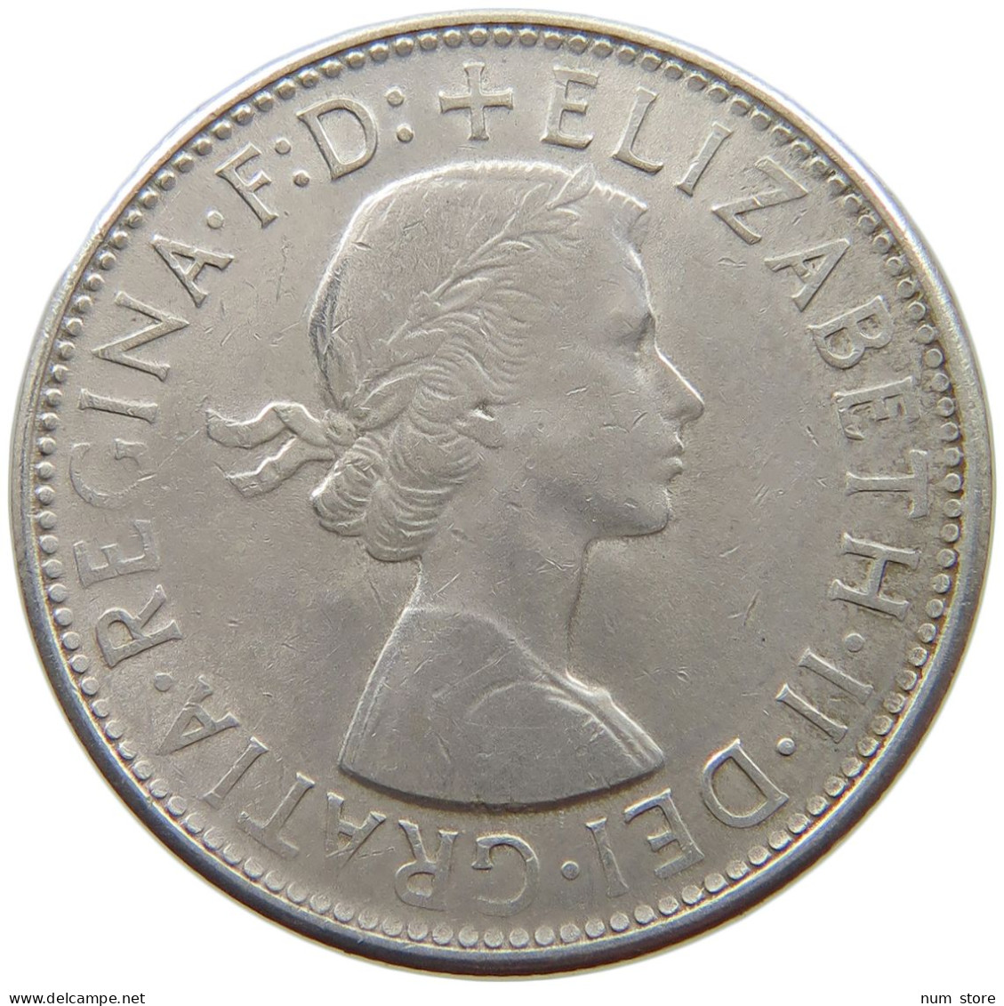 AUSTRALIA FLORIN 1962 Elizabeth II. (1952-) #a082 0163 - Florin