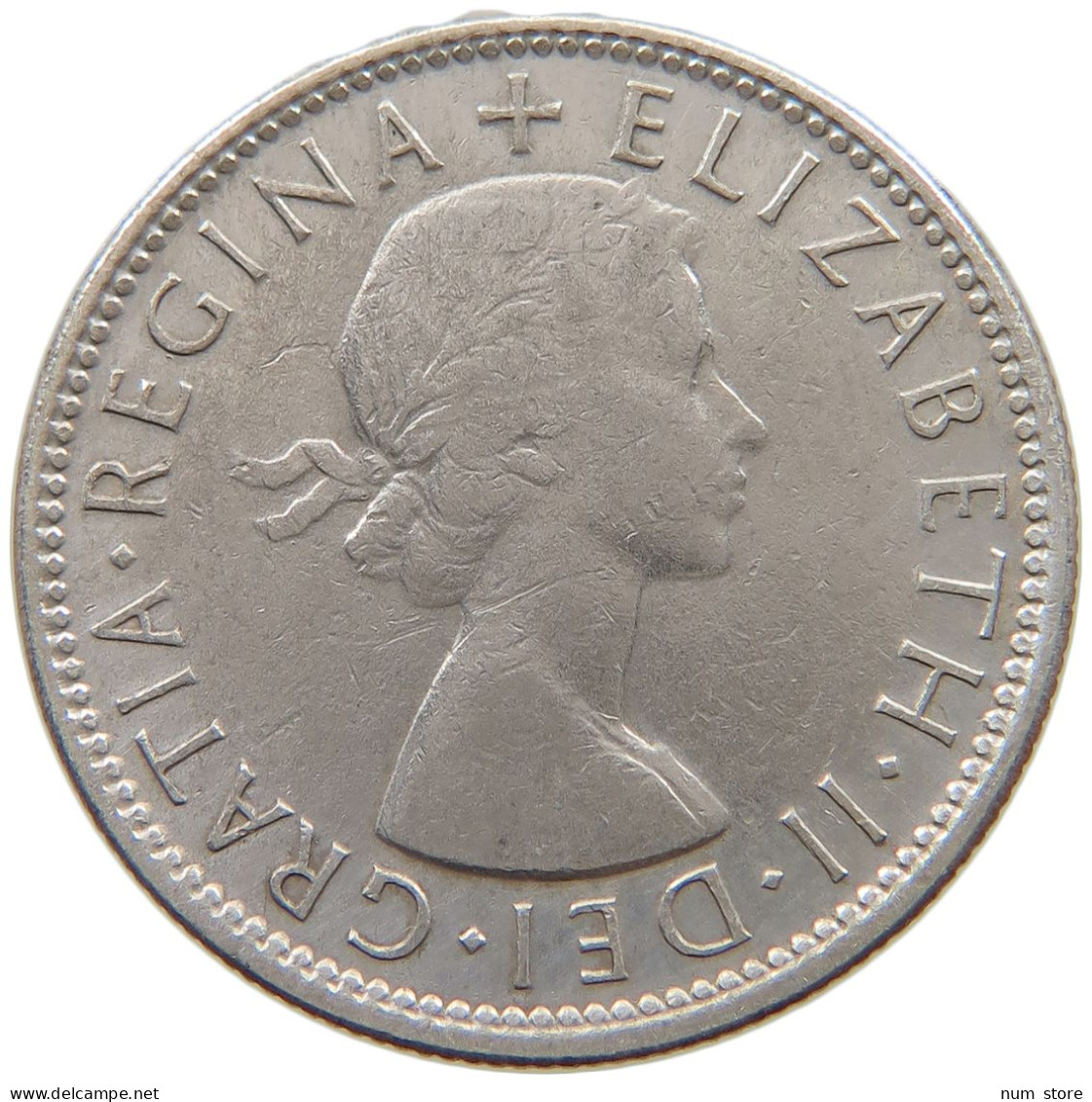 AUSTRALIA FLORIN 1954 Elizabeth II. (1952-) #a057 0599 - Florin