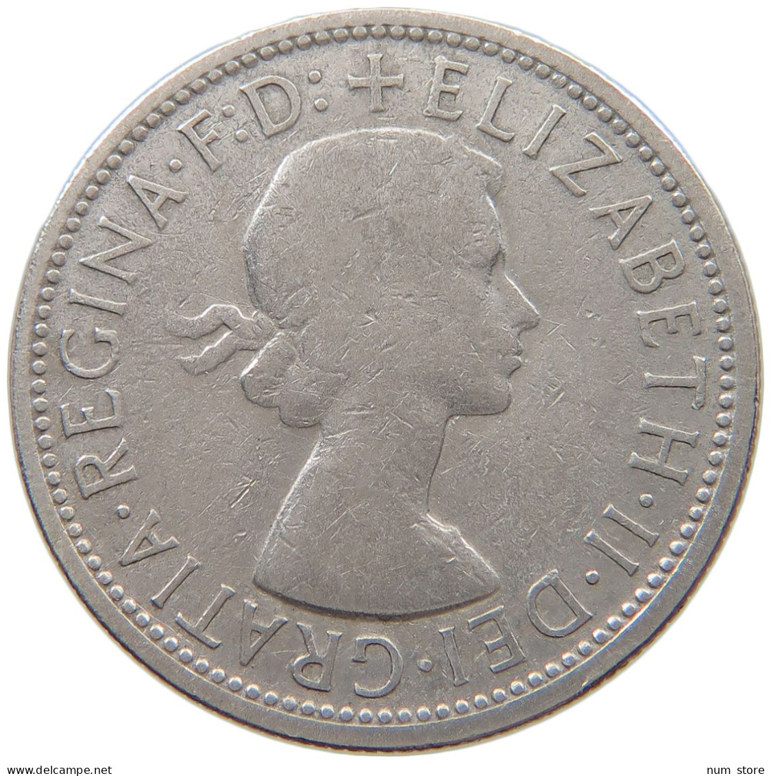 AUSTRALIA FLORIN 1960 Elizabeth II. (1952-) #a057 0591 - Florin