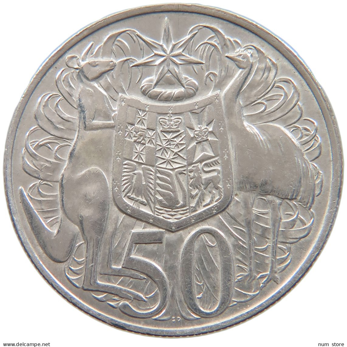 AUSTRALIA 50 CENTS 1966 Elisabeth II. (1952-) #c079 0767 - 50 Cents