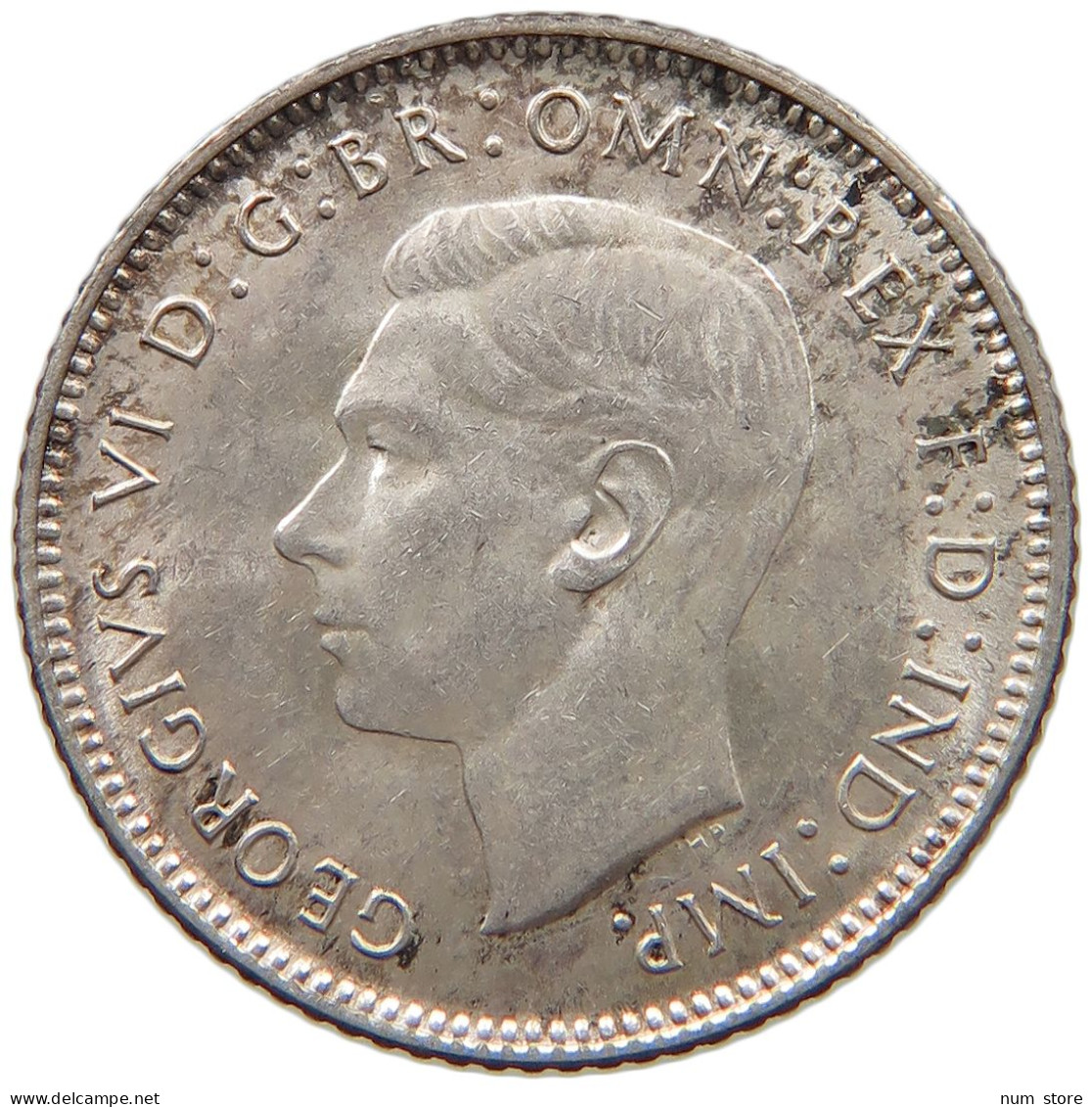 AUSTRALIA 6 PENCE 1943 D George VI. (1936-1952) #c032 0353 - Sixpence