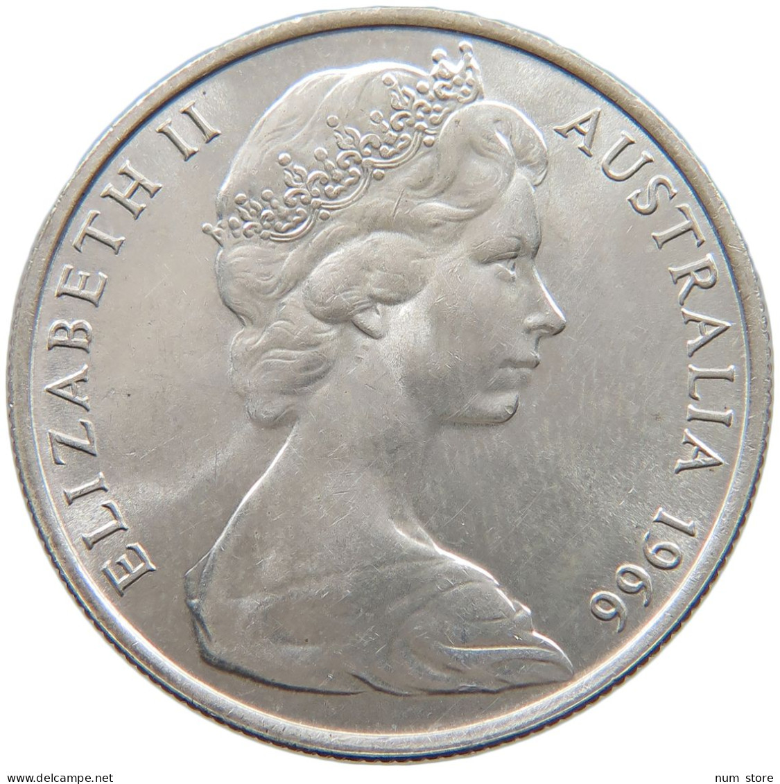 AUSTRALIA 50 CENTS 1966 Elisabeth II. (1952-) #c009 0385 - 50 Cents