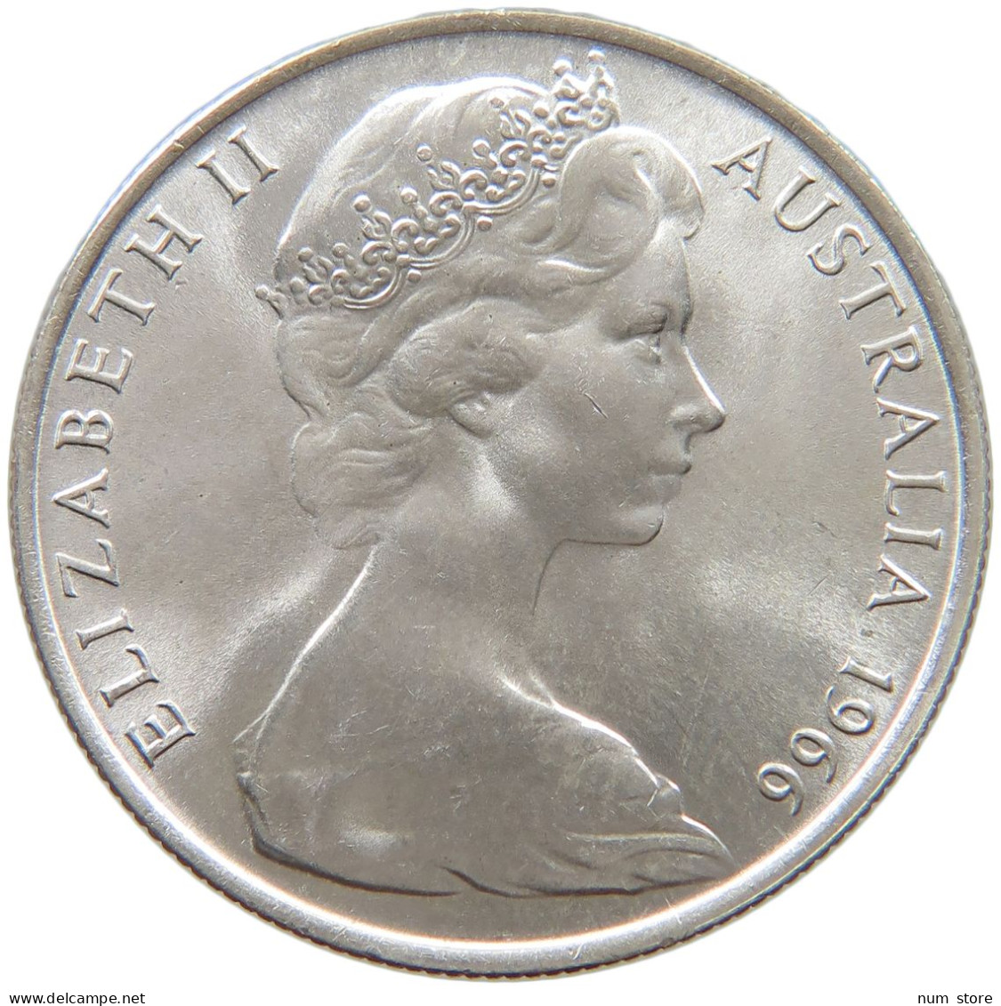 AUSTRALIA 50 CENTS 1966 Elisabeth II. (1952-) #c048 0279 - 50 Cents