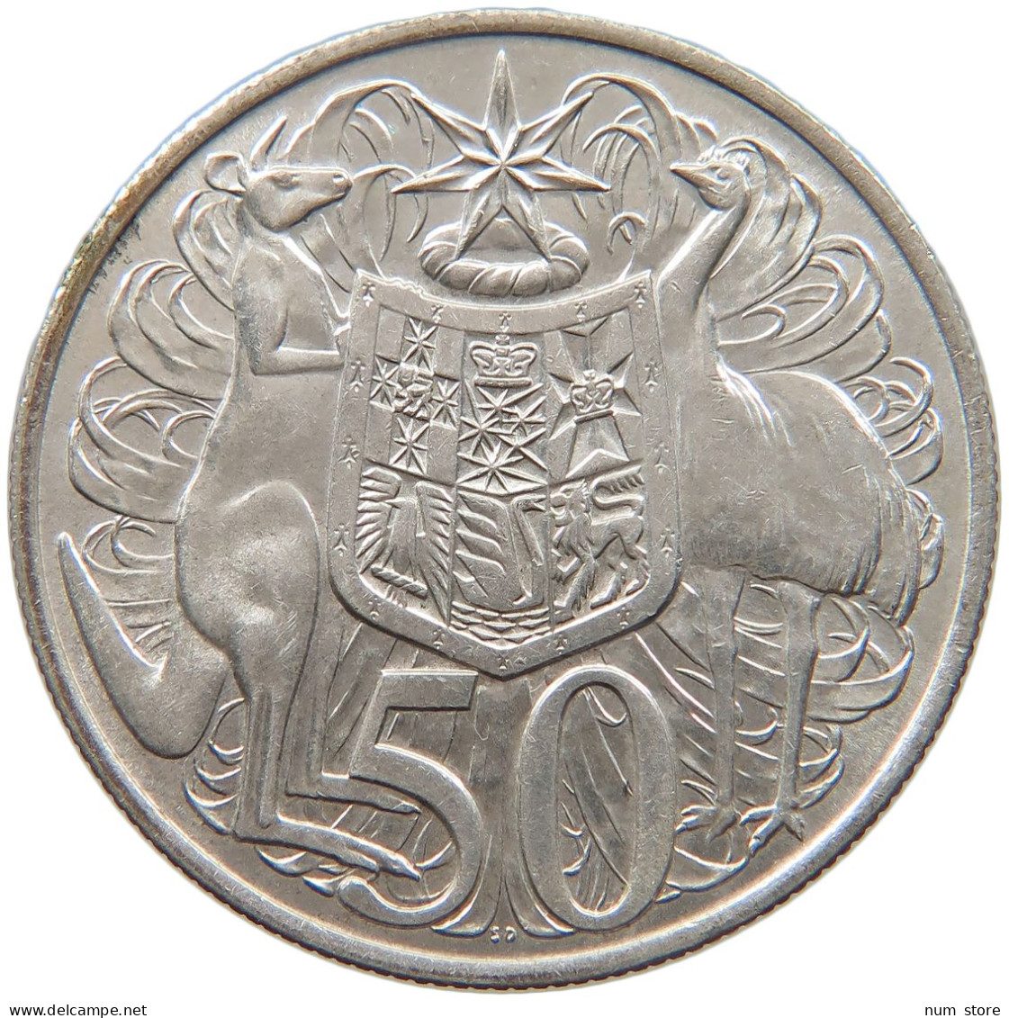 AUSTRALIA 50 CENTS 1966 Elisabeth II. (1952-) #c041 0615 - 50 Cents