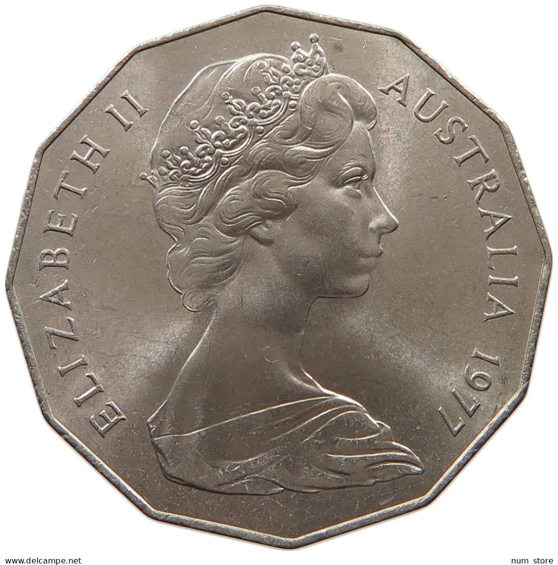 AUSTRALIA 50 CENTS 1977 Elisabeth II. (1952-) #a053 0847 - 50 Cents