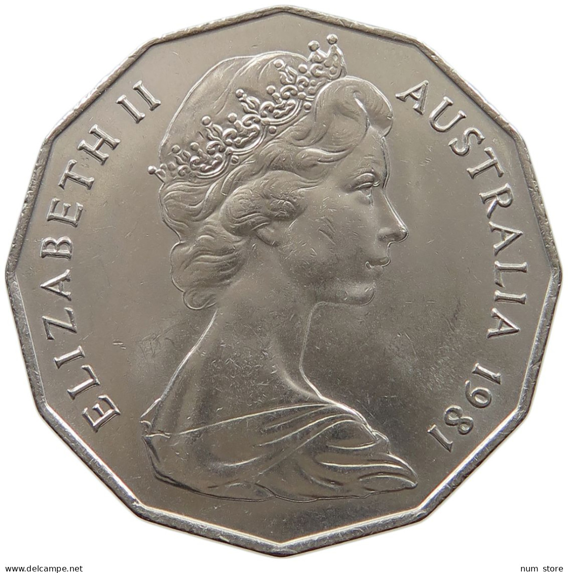 AUSTRALIA 50 CENTS 1981 Elisabeth II. (1952-) #a071 0677 - 50 Cents
