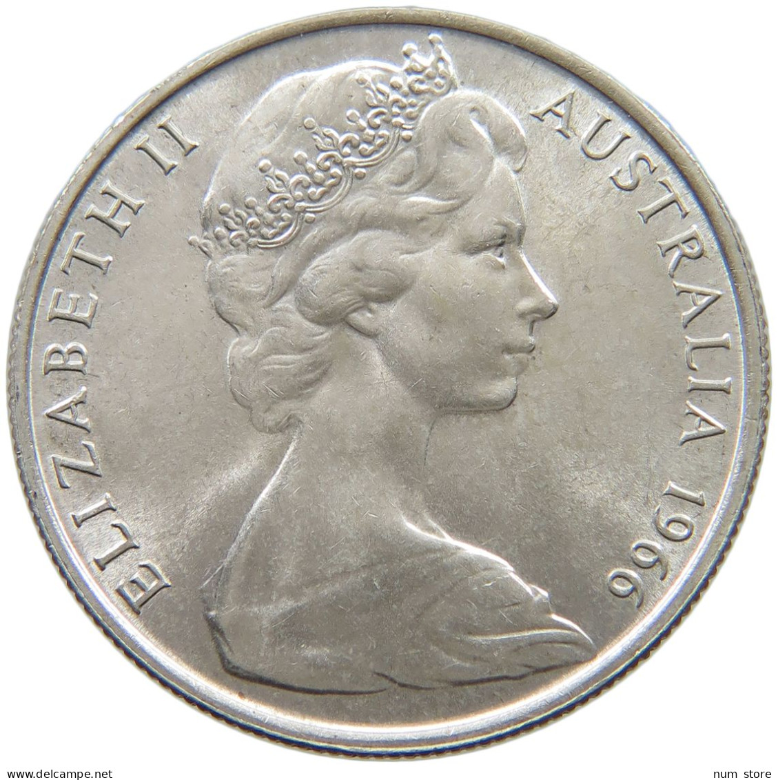 AUSTRALIA 50 CENTS 1966 Elisabeth II. (1952-) #c003 0077 - 50 Cents