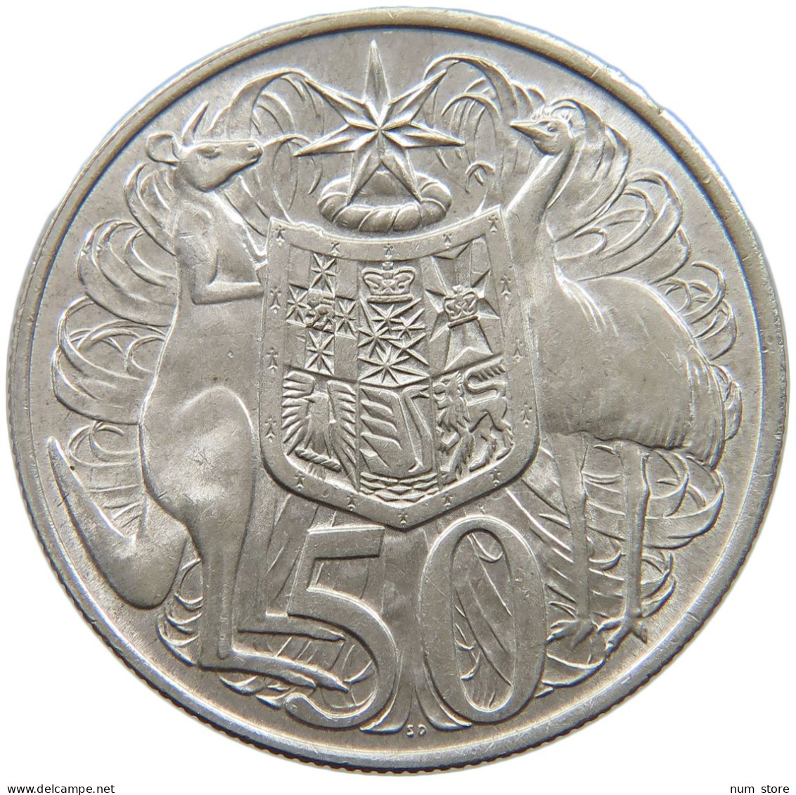 AUSTRALIA 50 CENTS 1966 Elisabeth II. (1952-) #c003 0077 - 50 Cents