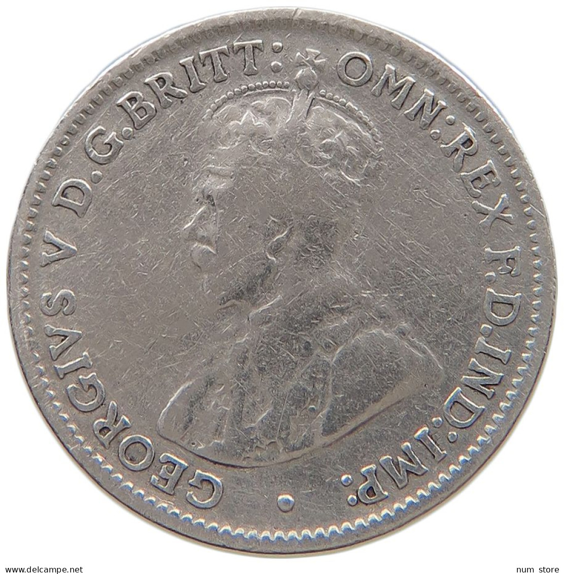 AUSTRALIA 3 PENCE 1916 M George V. (1910-1936) #t158 0427 - Threepence