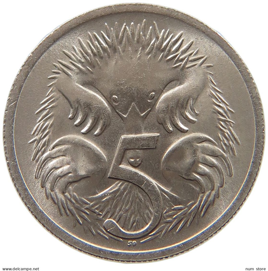 AUSTRALIA 5 CENTS 1969 Elisabeth II. (1952-) #c078 0269 - 5 Cents