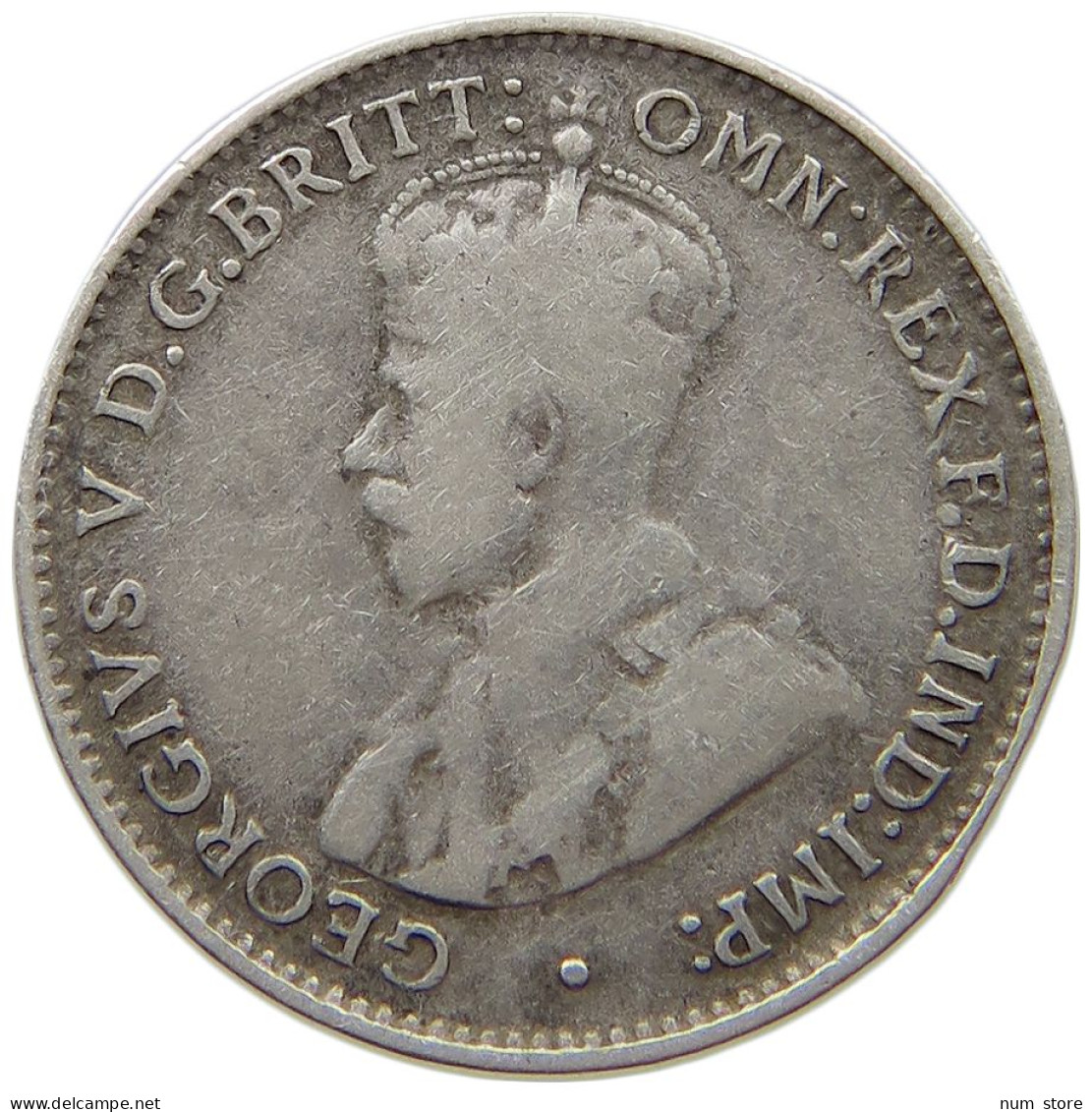 AUSTRALIA 3 PENCE 1928 George V. (1910-1936) #t144 0379 - Threepence