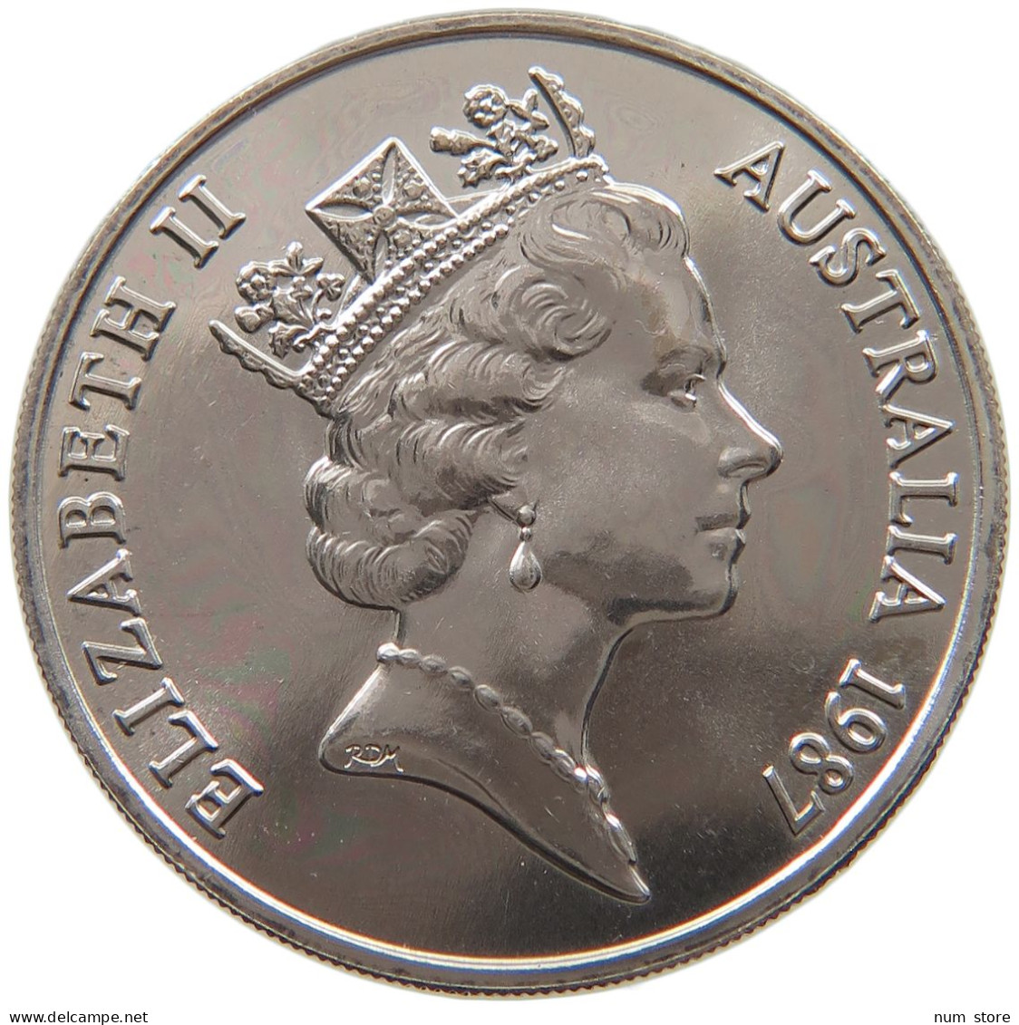 AUSTRALIA 20 CENTS 1987 Elisabeth II. (1952-) #a053 0843 - 20 Cents