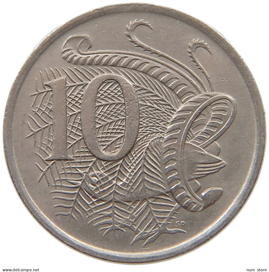 AUSTRALIA 10 CENTS 1966 Elisabeth II. (1952-) #c072 0701 - 10 Cents