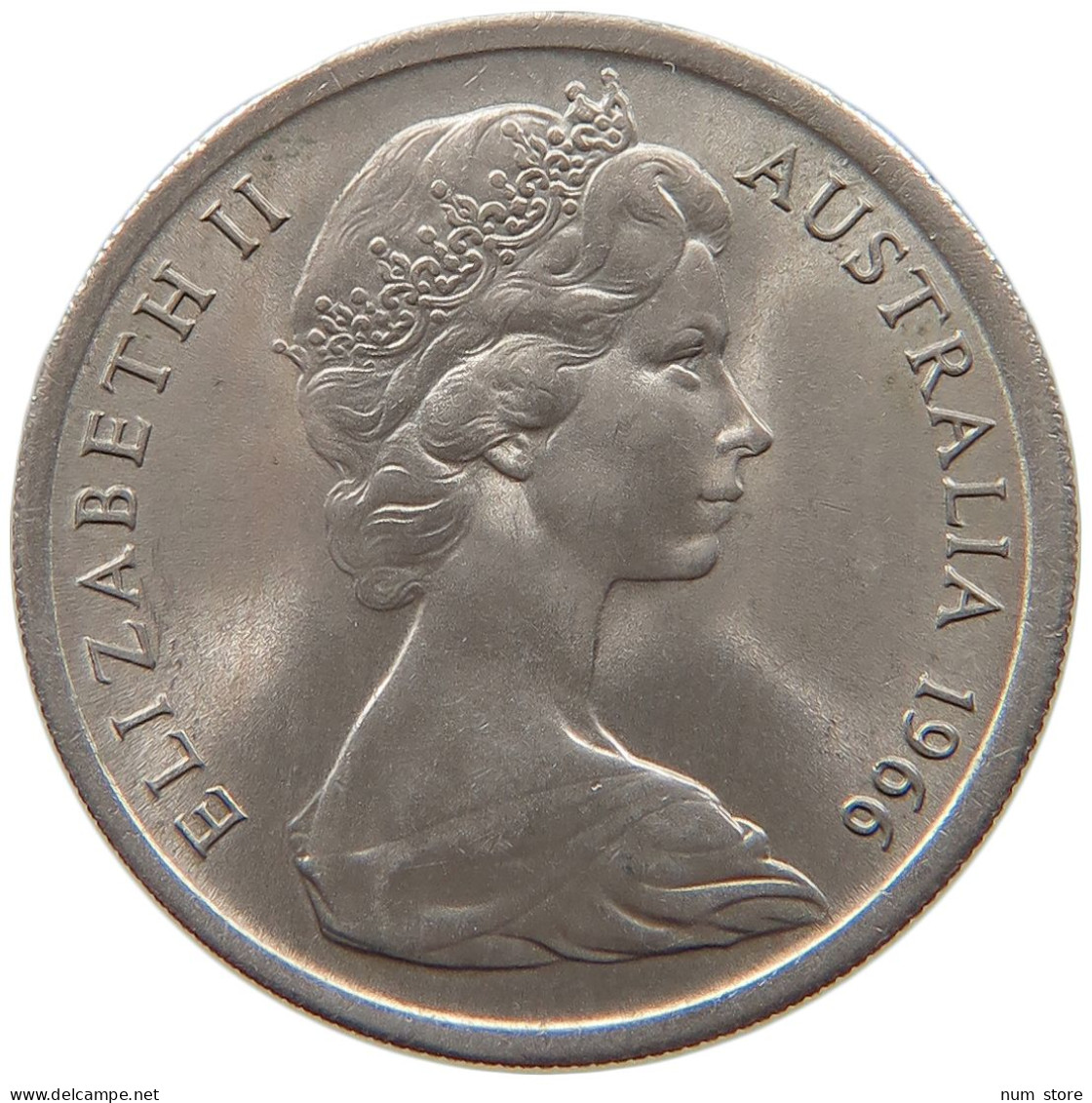 AUSTRALIA 10 CENTS 1966 Elisabeth II. (1952-) #s021 0059 - 10 Cents