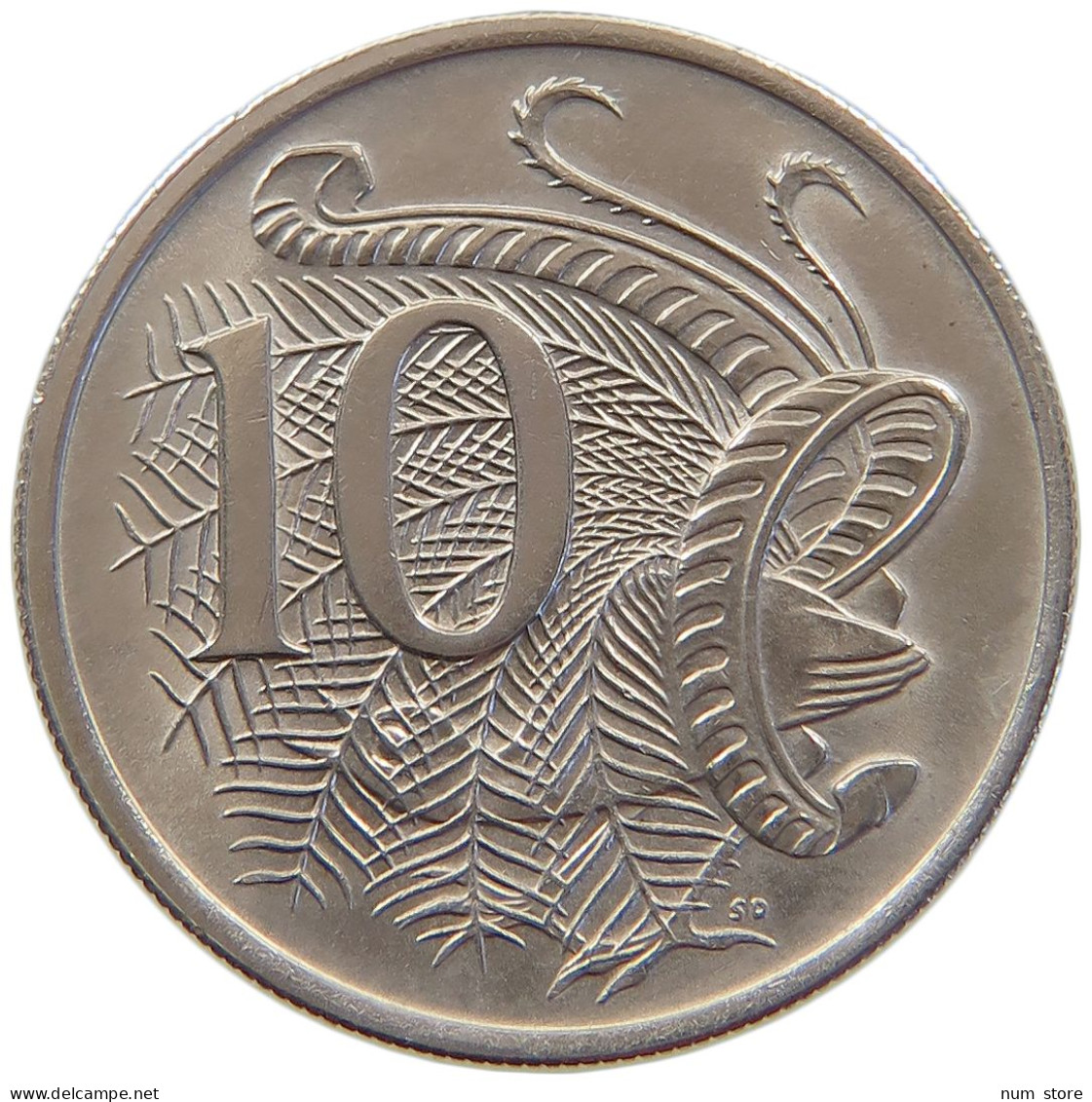 AUSTRALIA 10 CENTS 1967 Elisabeth II. (1952-) #a015 0985 - 10 Cents