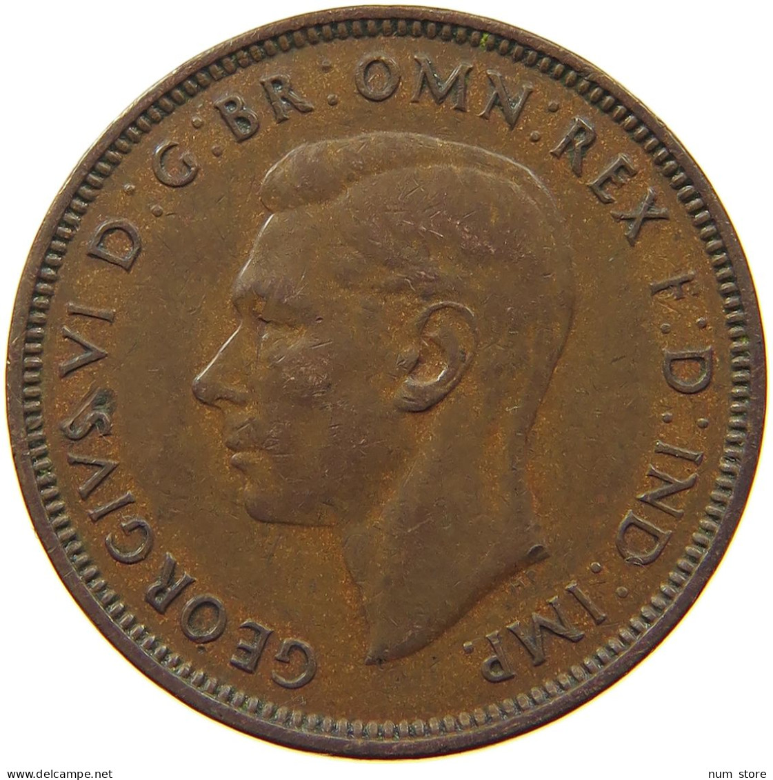 AUSTRALIA 1/2 PENNY 1938 George VI. (1936-1952) #s050 0113 - ½ Penny